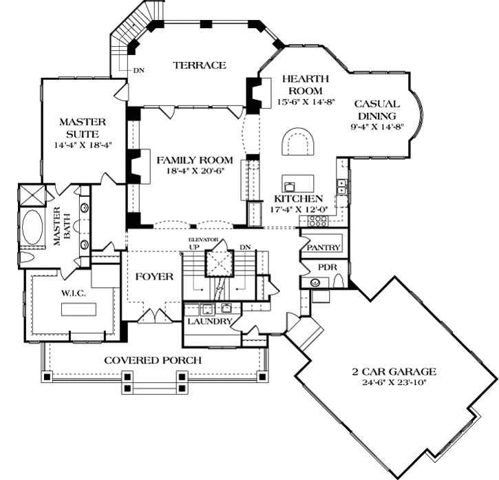 Main Floor Plan: 106-522