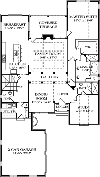 Main Floor Plan: 106-523