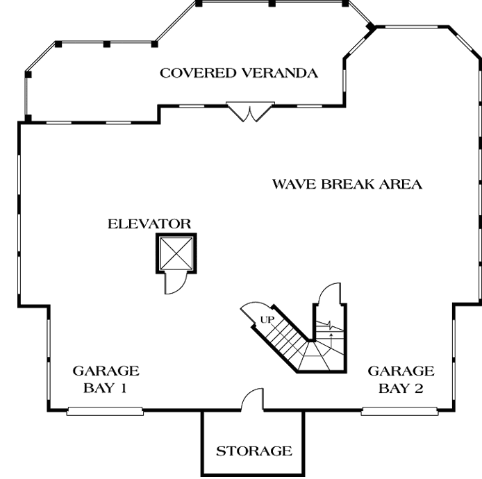 Lower Floor Plan: 106-524
