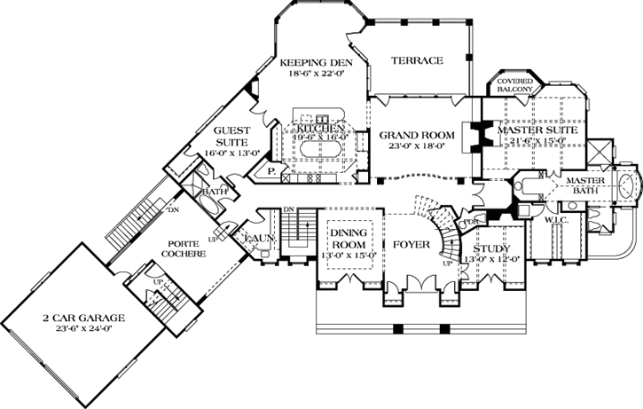 Main Floor Plan: 106-526