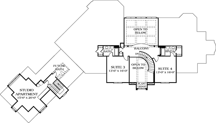 Upper/Second Floor Plan:106-526