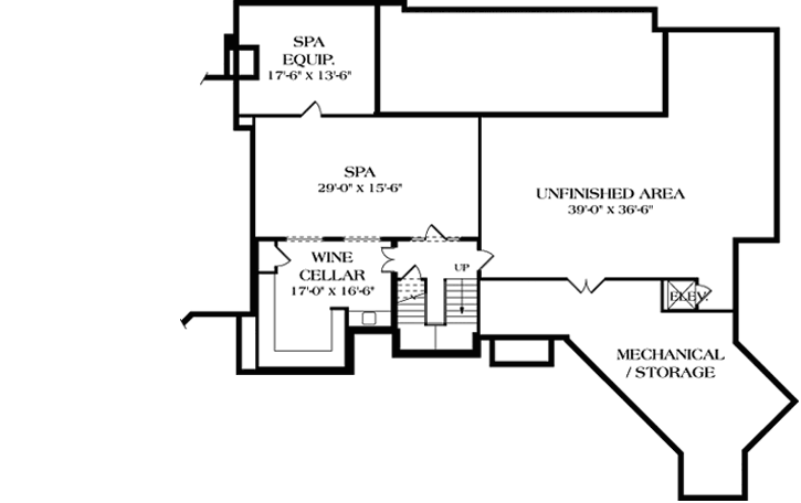 Lower Floor Plan: 106-528