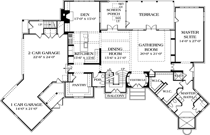 Main Floor Plan: 106-528
