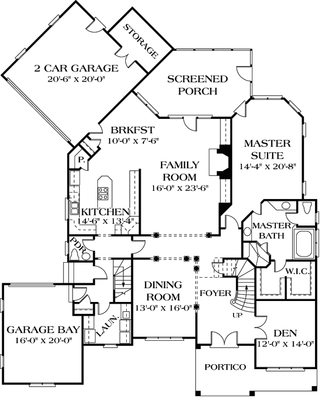 Main Floor Plan: 106-529