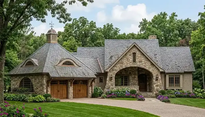 Craftsman house plans 106-530 - front exterior, 4,264 sq ft, 4 bed, 4 bath house plans | Monster House Plans