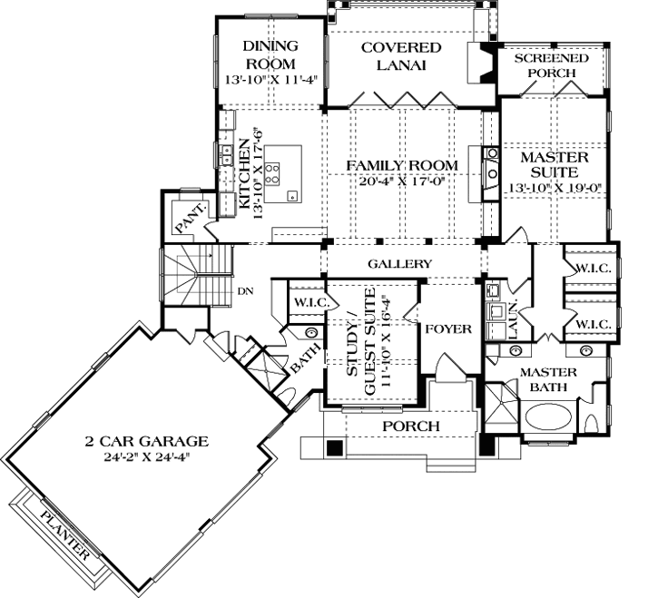 Main Floor Plan: 106-530