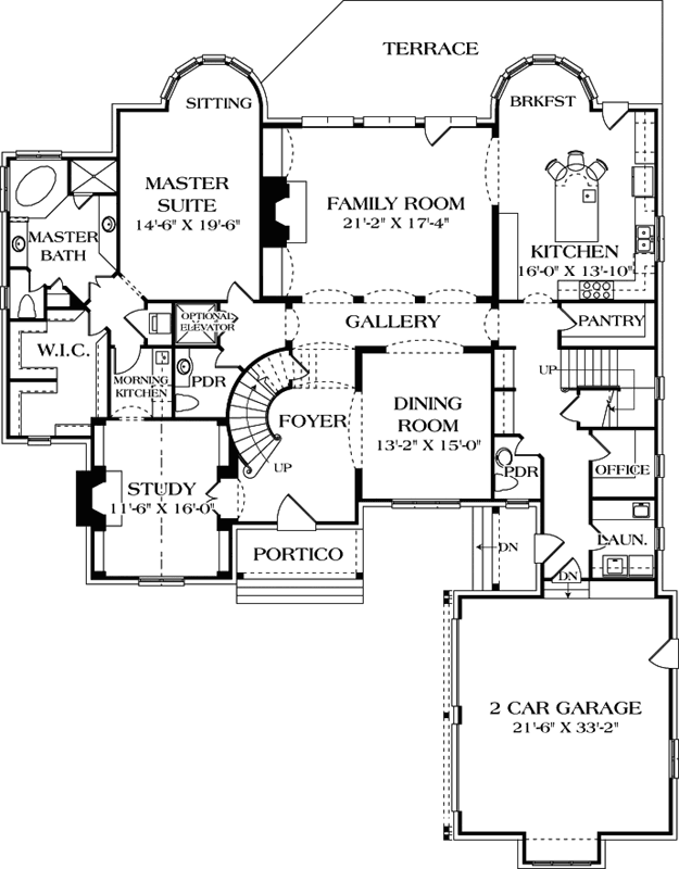 Main Floor Plan: 106-532