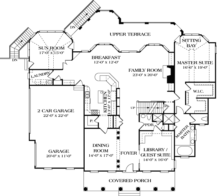 Main Floor Plan: 106-536