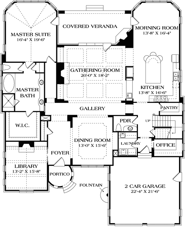 Main Floor Plan: 106-540