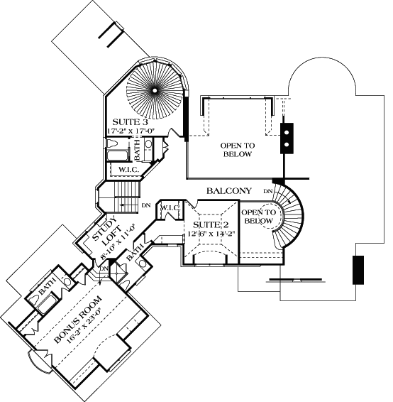 Upper/Second Floor Plan:106-541