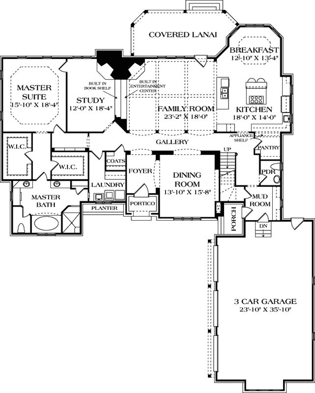 Main Floor Plan: 106-548