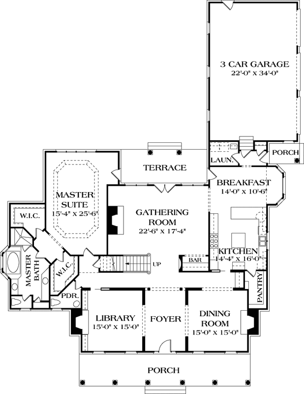 Main Floor Plan: 106-549