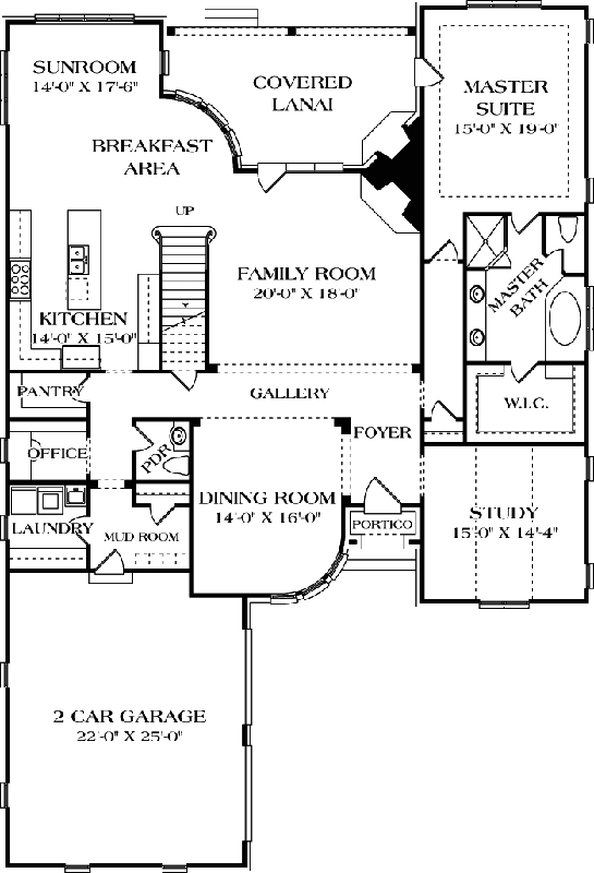 Main Floor Plan: 106-550