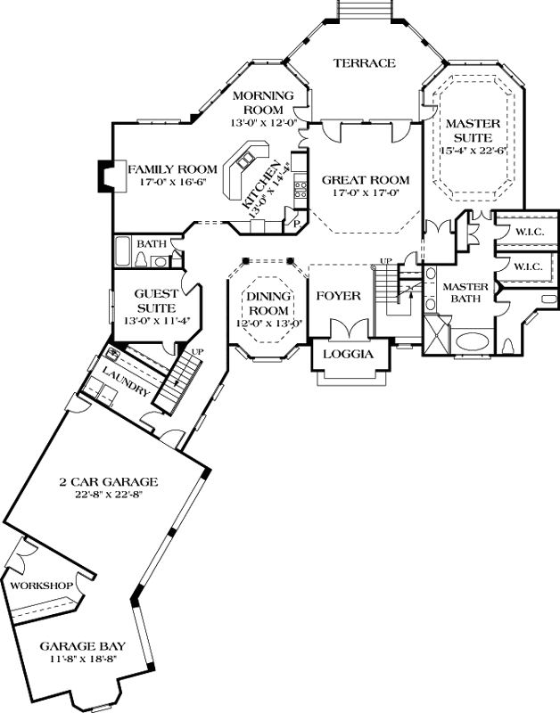Main Floor Plan: 106-552
