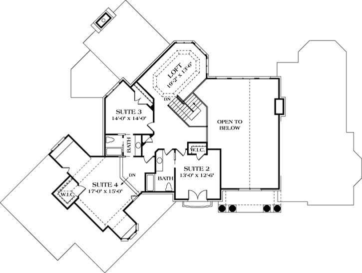Upper/Second Floor Plan: 106-553