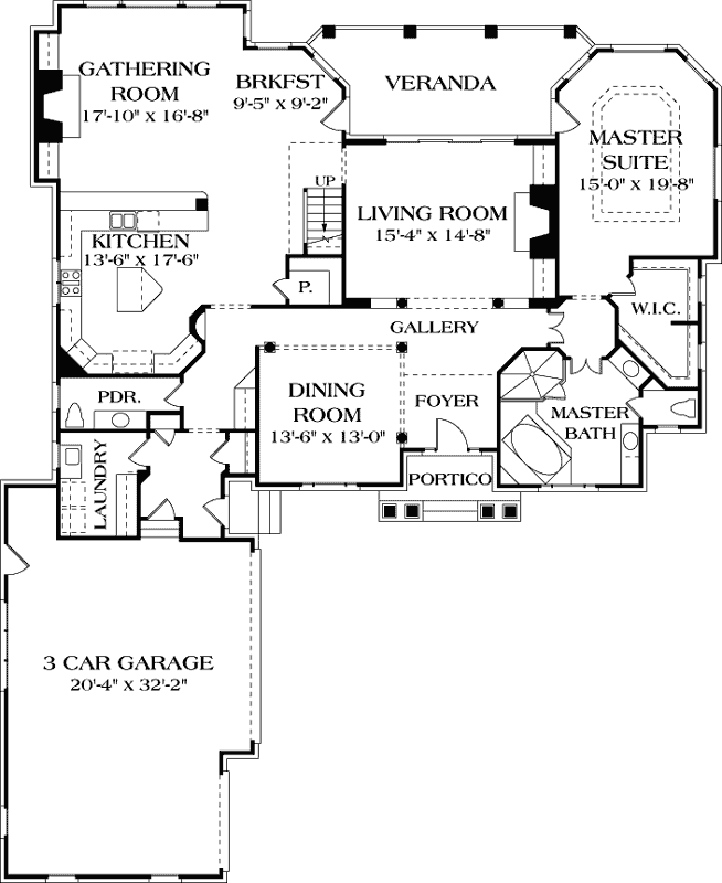Main Floor Plan: 106-556