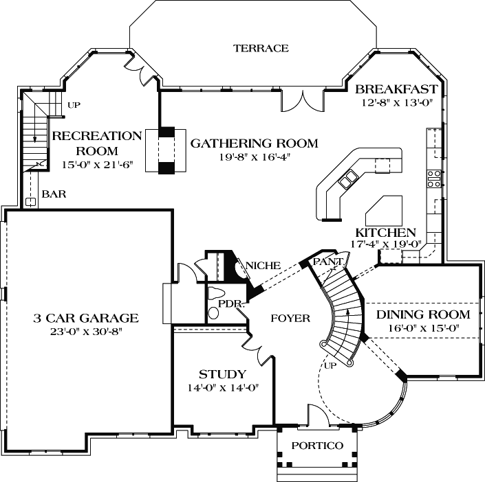 Main Floor Plan: 106-557