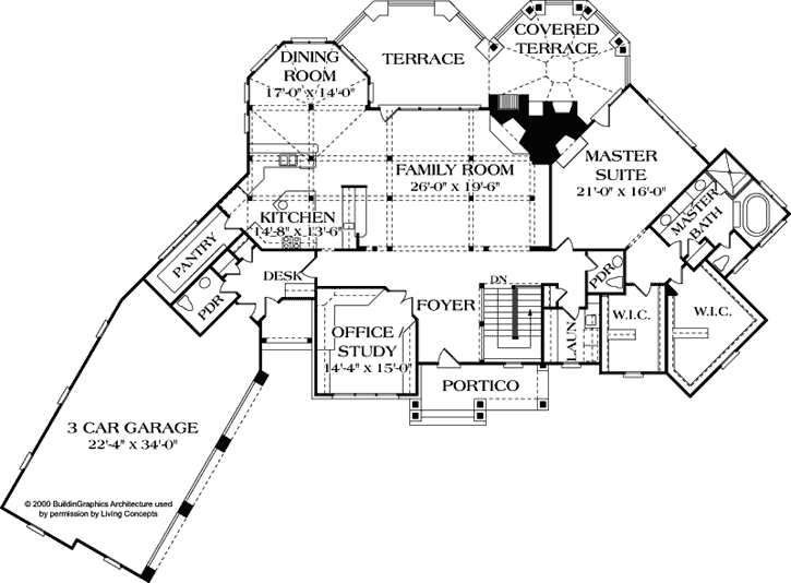 Main Floor Plan: 106-561