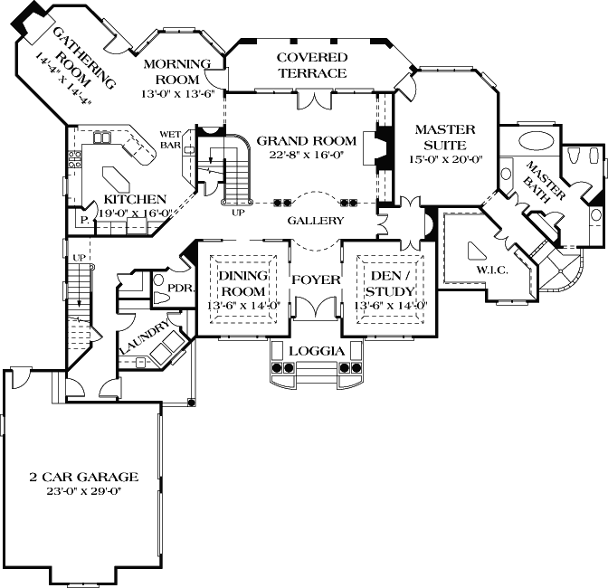 Main Floor Plan: 106-562