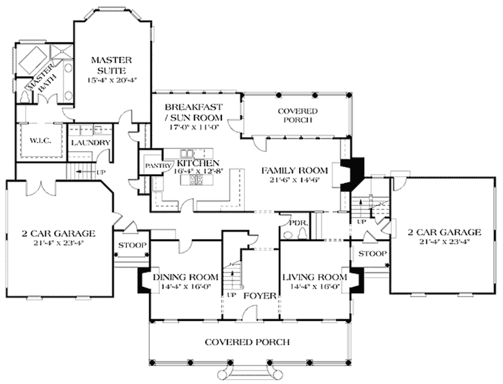 Main Floor Plan: 106-564