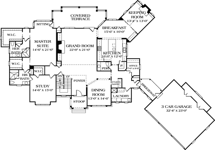 Main Floor Plan: 106-565