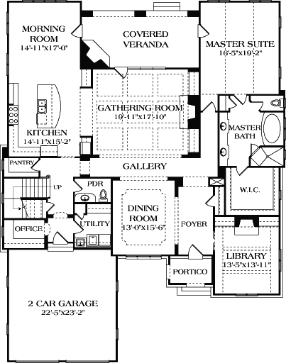 Main Floor Plan: 106-566