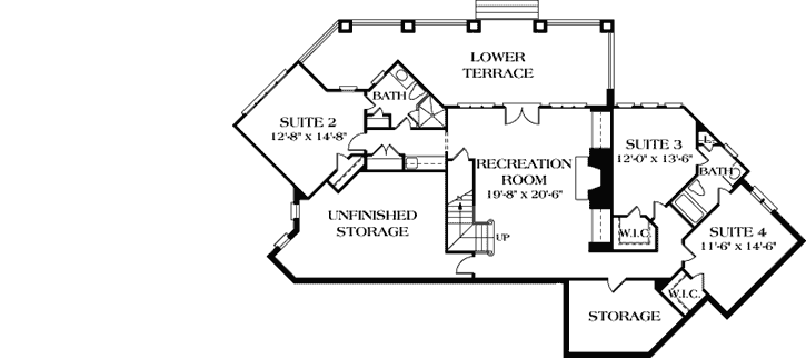 Lower Floor Plan: 106-567