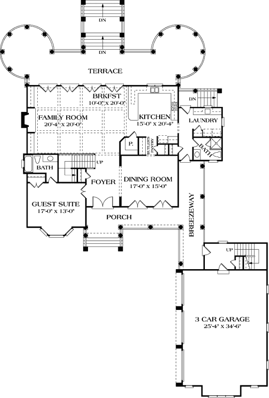 Main Floor Plan: 106-569