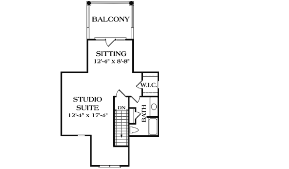 Upper/Second Floor Plan 106-569