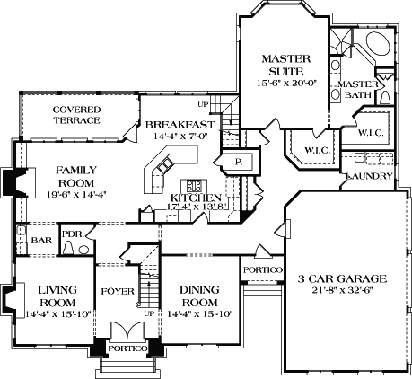 Main Floor Plan: 106-570