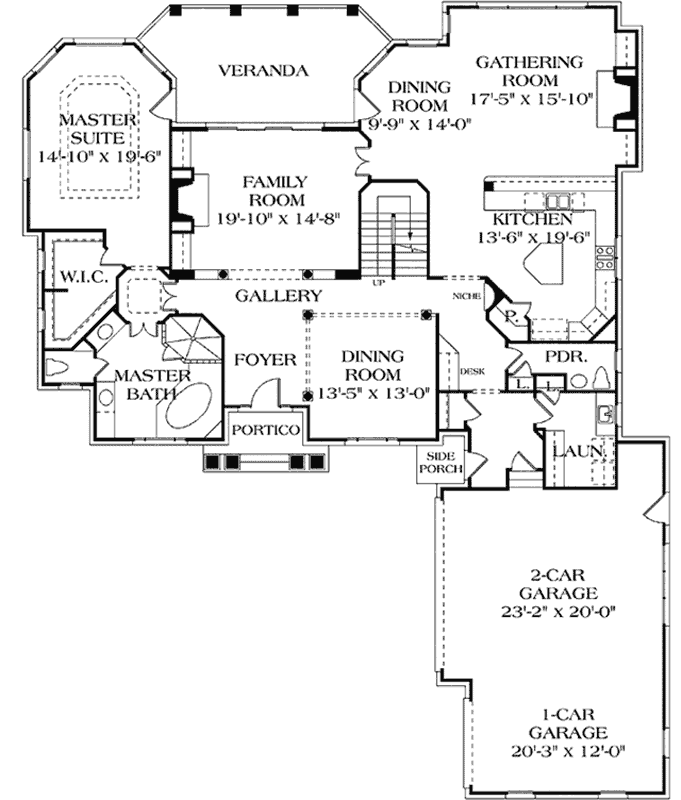 Main Floor Plan: 106-572