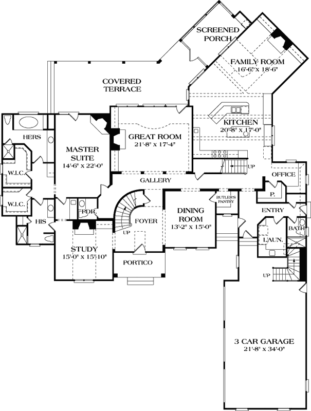 Main Floor Plan: 106-573