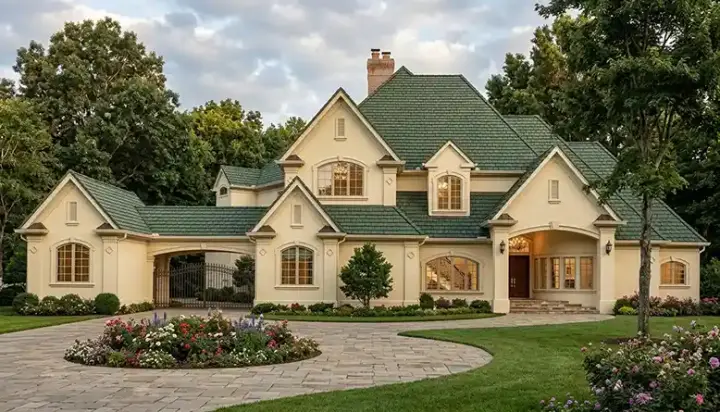 Mediterranean house plans 106-575 - front exterior, 5,219 sq ft, 4 bed, 4 bath house plans | Monster House Plans