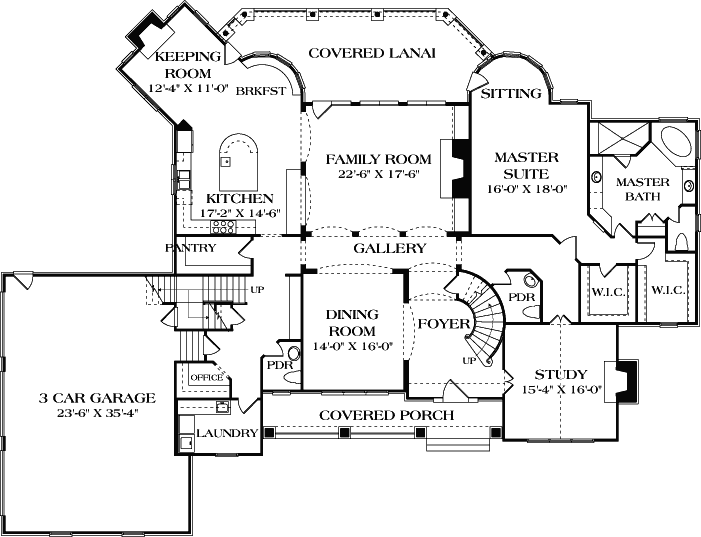 Main Floor Plan: 106-577