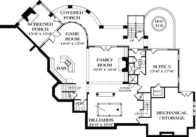 Lower Floor Plan:106-578