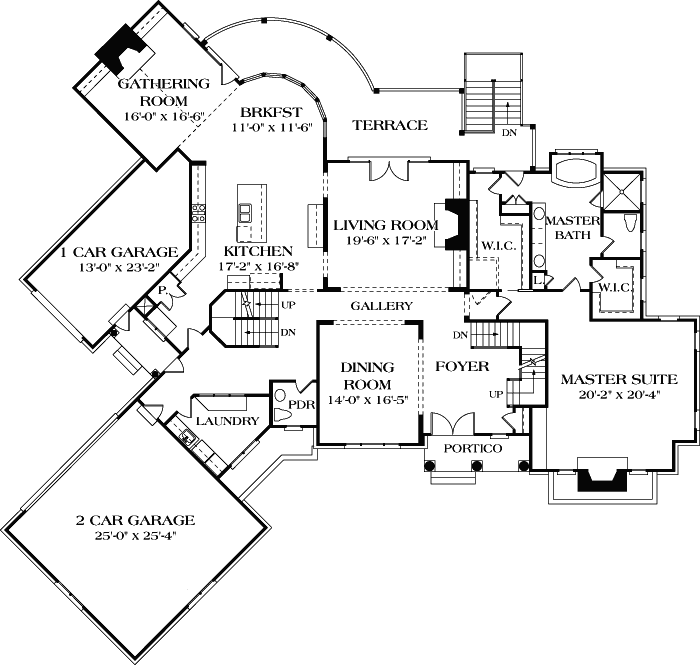 Main Floor Plan: 106-578