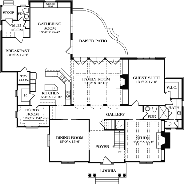 Main Floor Plan: 106-580