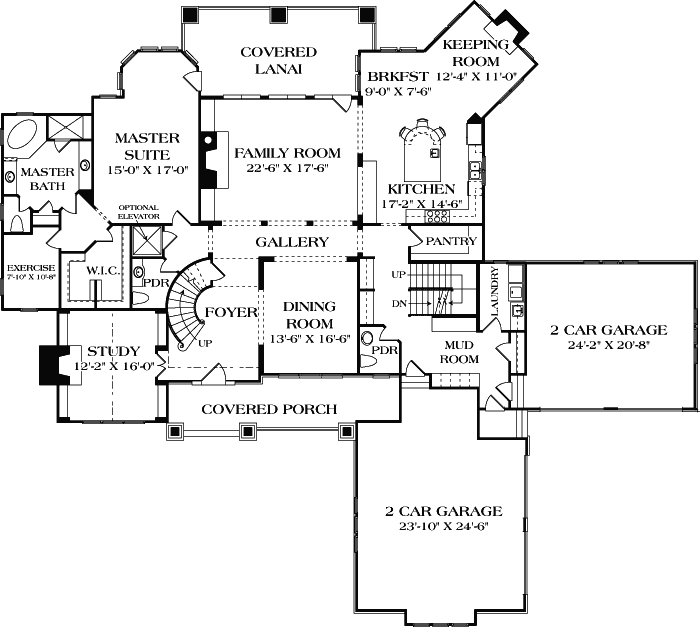 Main Floor Plan: 106-581