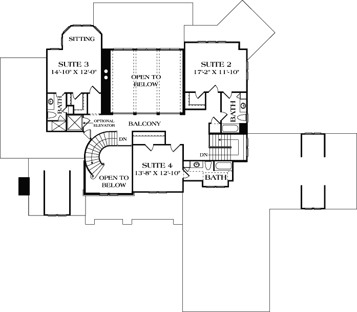 Upper/Second Floor Plan: 106-581