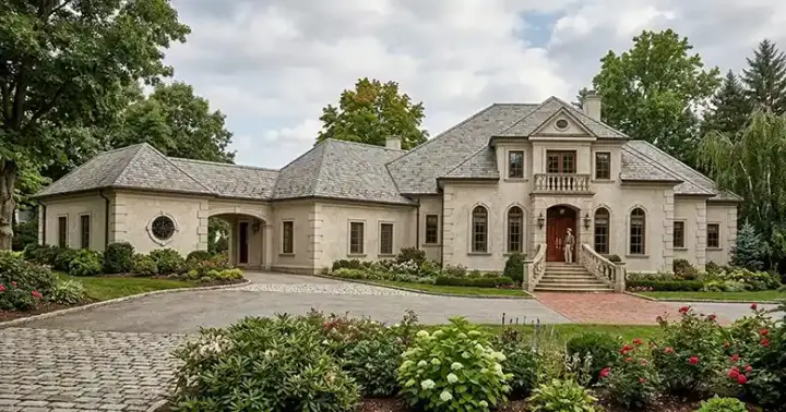 Mediterranean house plans 106-582 - front exterior, 4,928 sq ft, 3 bed, 3 bath house plans | Monster House Plans