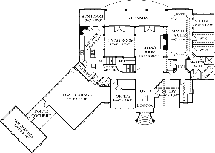 Main Floor Plan: 106-582