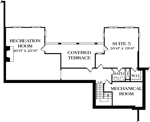 Lower Floor Plan: 106-583