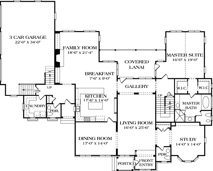 Main Floor Plan: 106-583