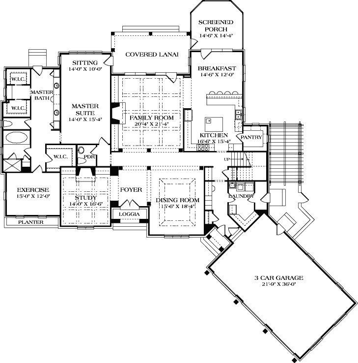 Main Floor Plan: 106-587