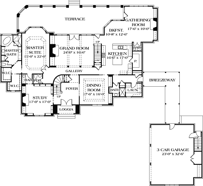 Main Floor Plan: 106-591