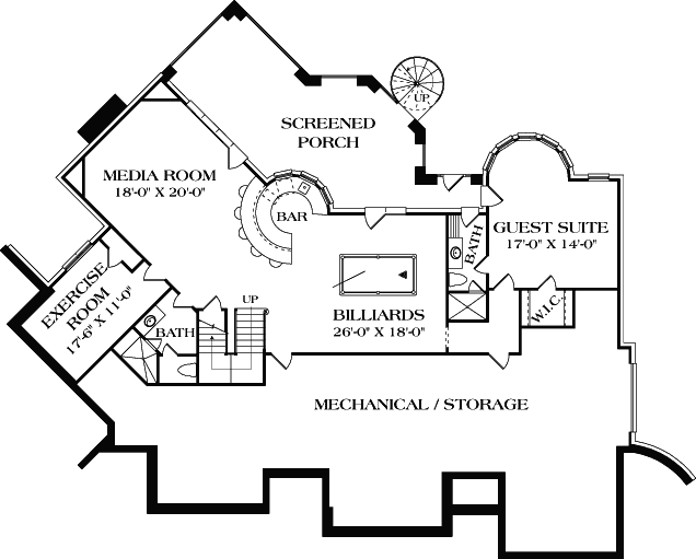 Lower Floor Plan: 106-594