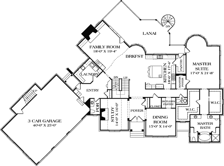 Main Floor Plan: 106-594