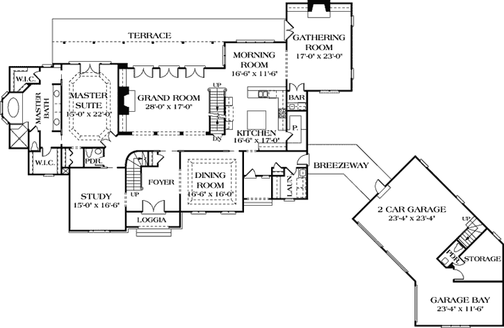 Main Floor Plan: 106-595