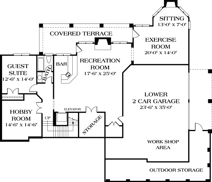 Lower Floor Plan:106-596