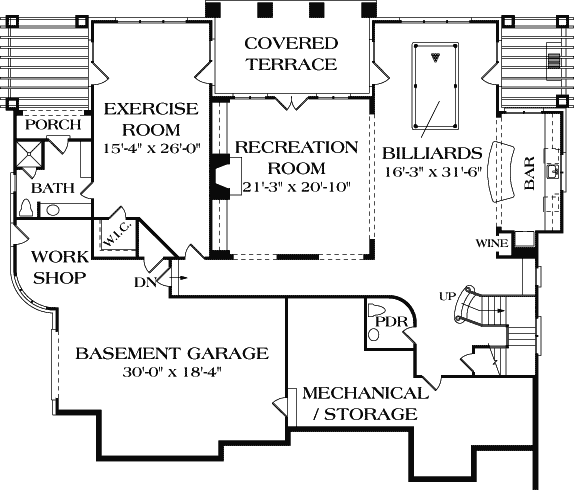 Lower Floor Plan:106-597